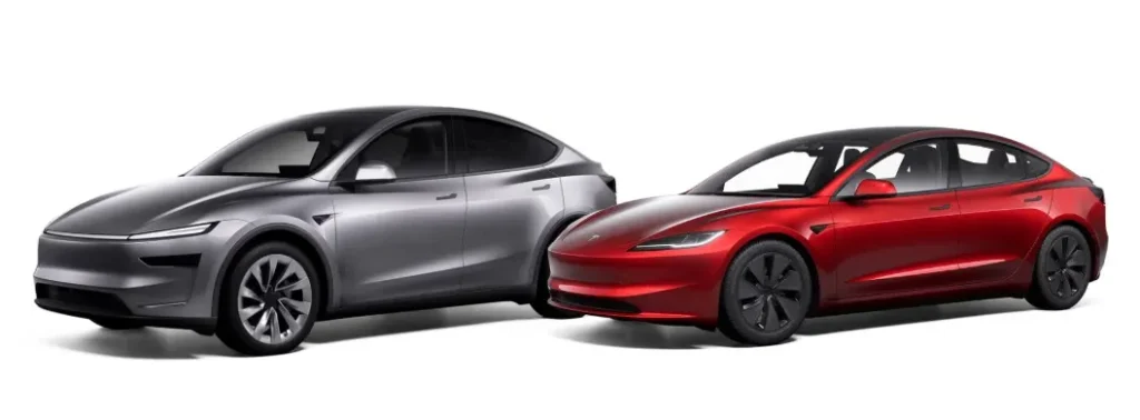 Tesla Model Y and Model 3