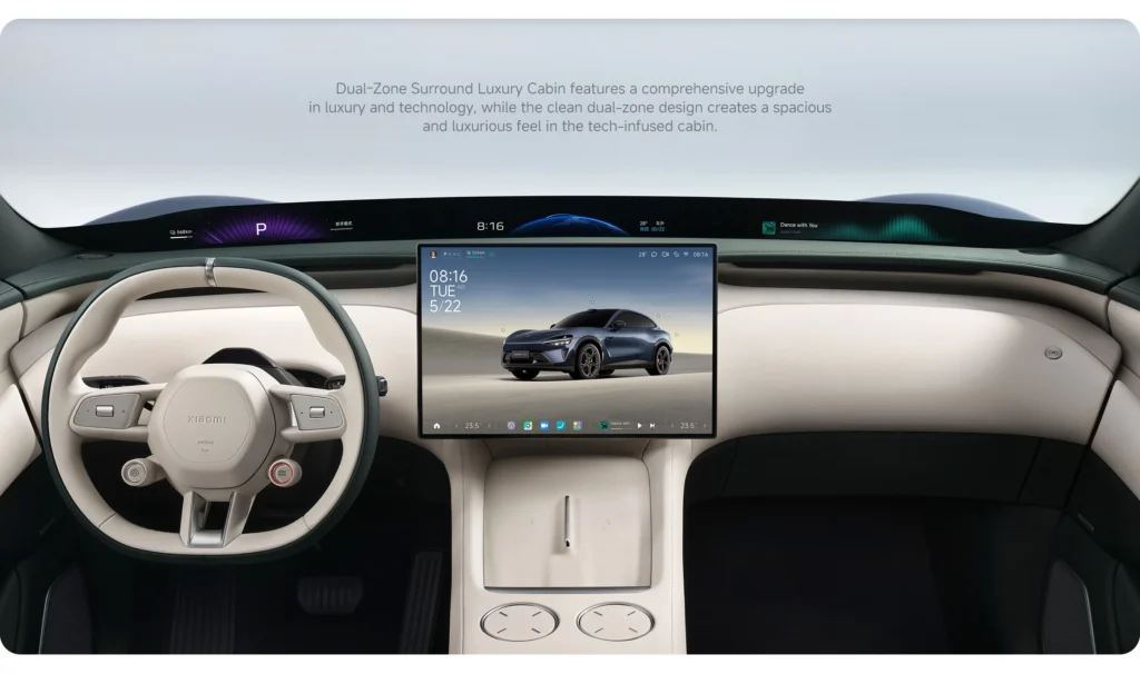 Xiaomi EV interior
