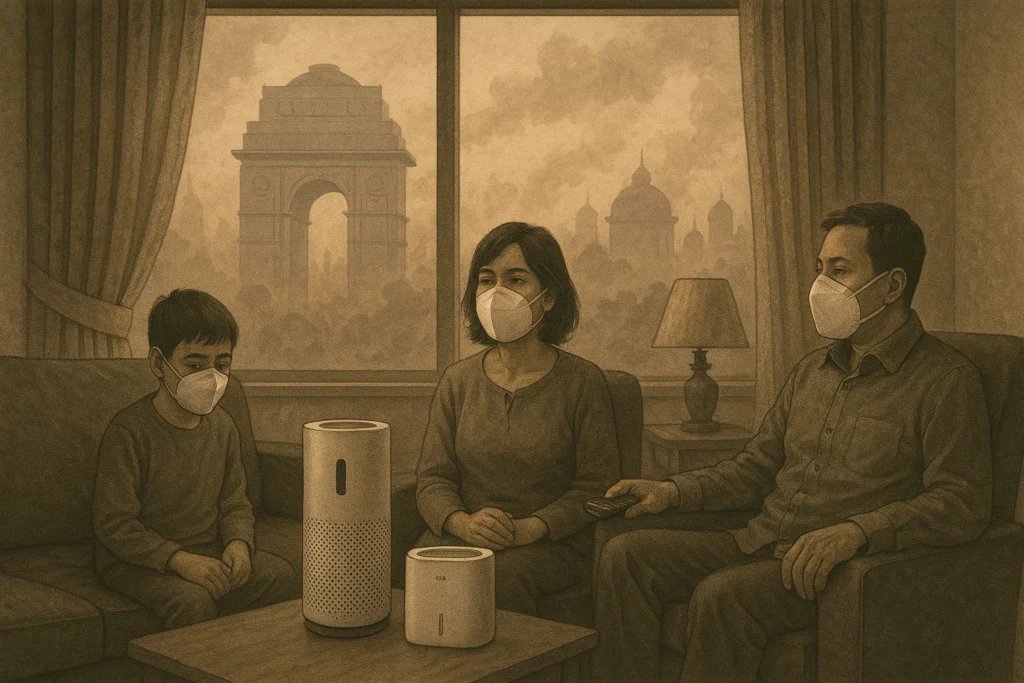 Delhites tackling air pollution every year