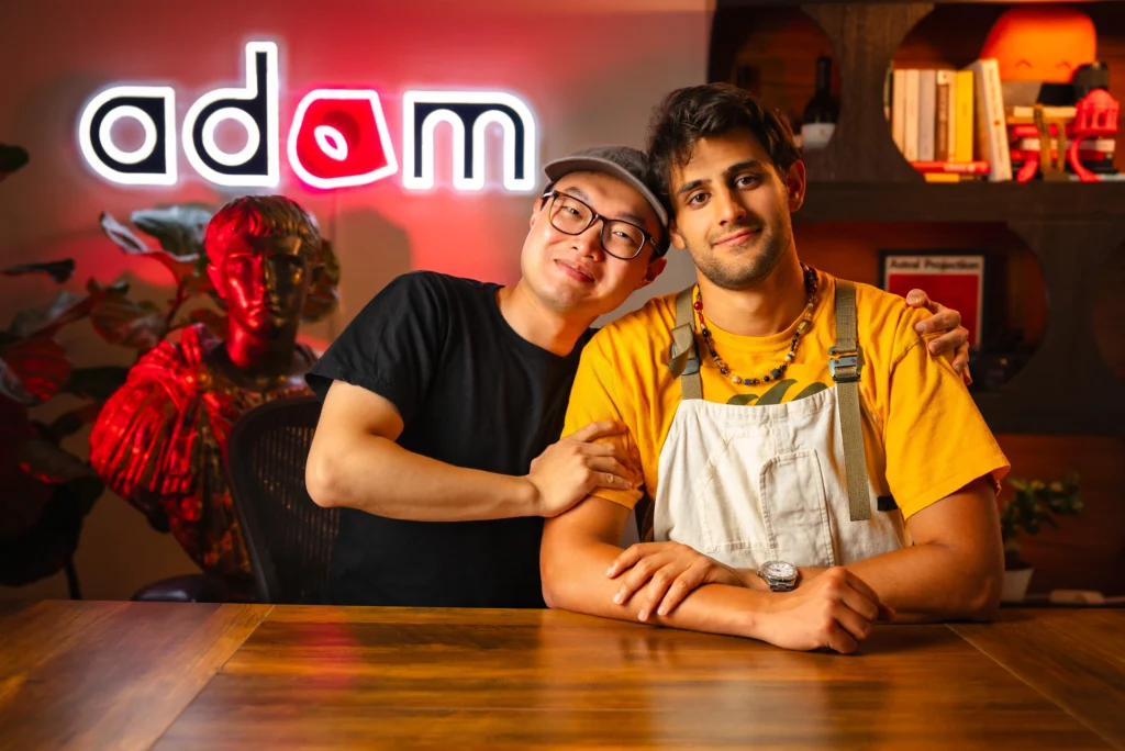 Adam cofounders Aaron Li and Zach-Dive