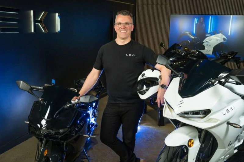 Cain Cooke founder of LEKI Electric Motorbikes