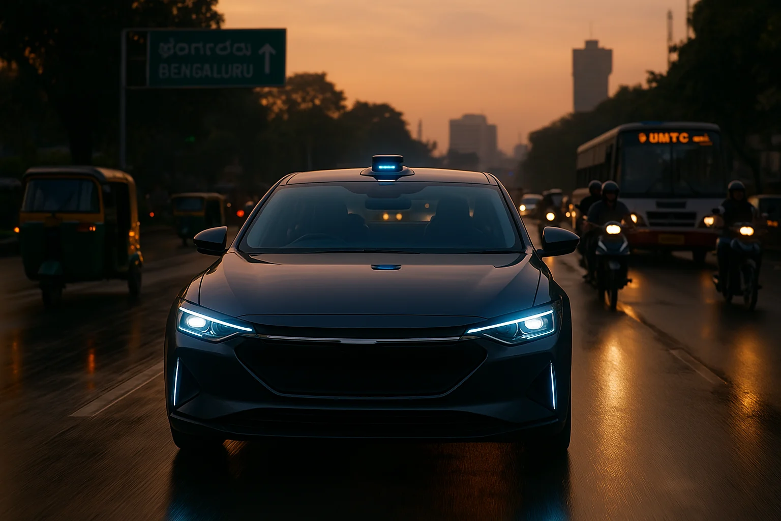 The Indian Driverless Car in Motion