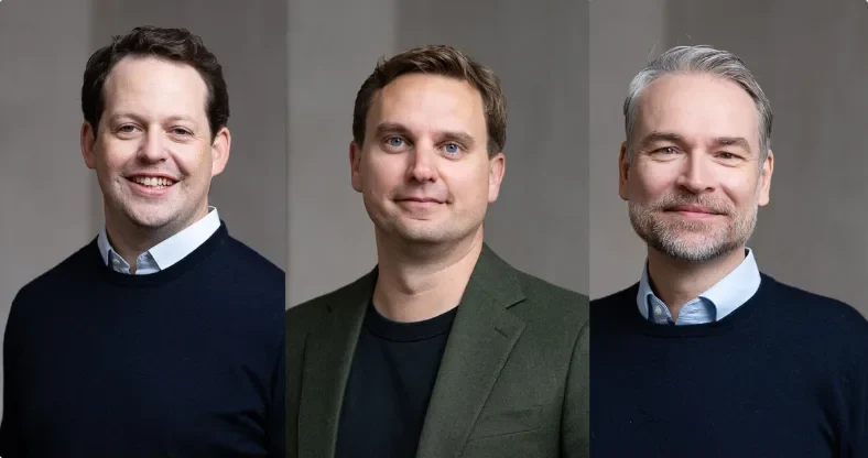 Konstantin von Büren (Co-Founder and Chief Executive officer), Yves Bauer (Co-Founder and Chief Executive officer) and Francesco Peroni (Chief revenue officer)