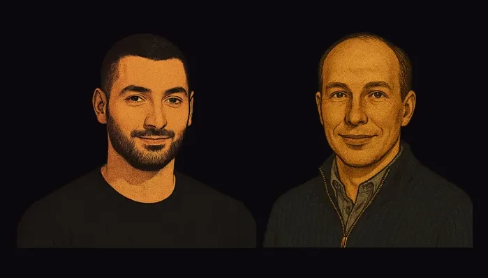 Max Sinclair (CEO) and Timur Luguev (CTO) of Azoma
