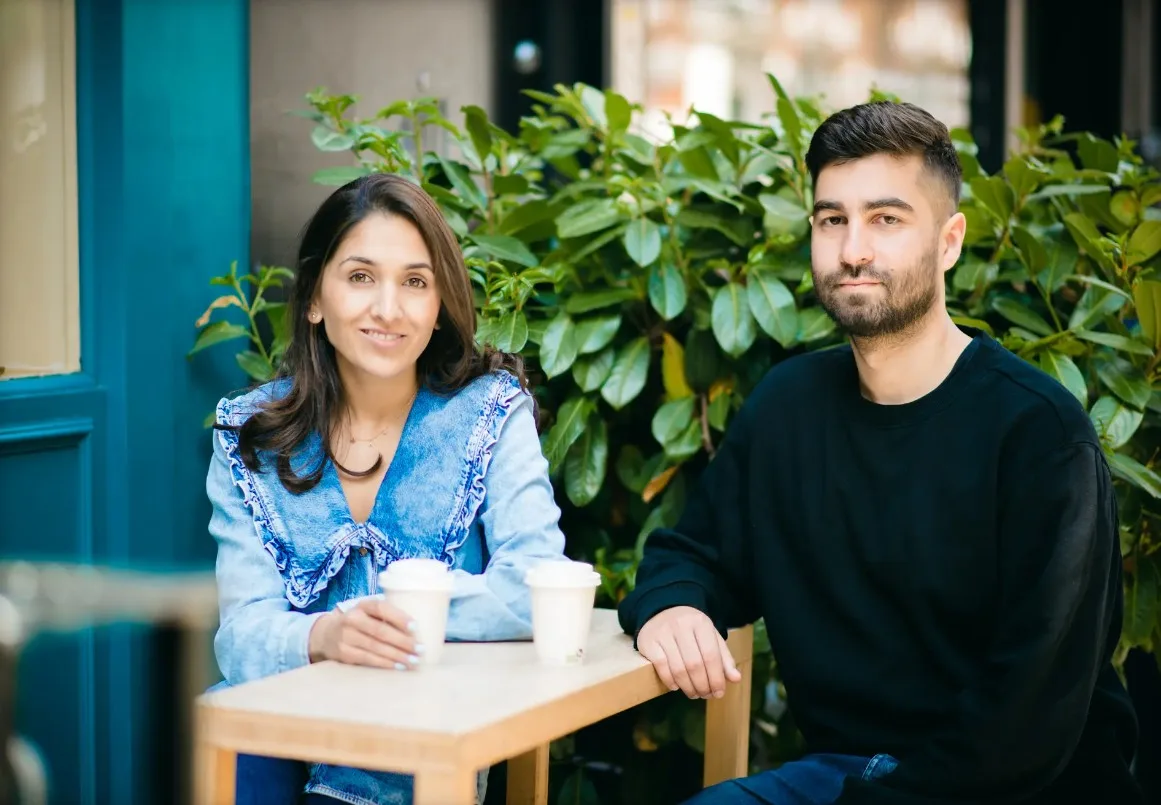 Riya Grover and Eamon Jubbawy