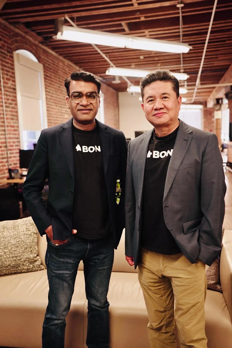 BON Credit Co-Founders: Samder Khangarot and Darwin Tu