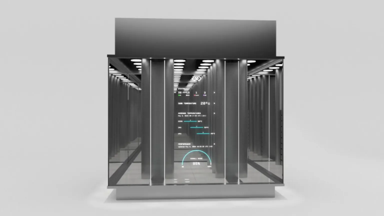 Infinity Cube is a scalable unit composed of multiple OMNIA AI Supercomputers giving institutions an option to build their own AI cluster.