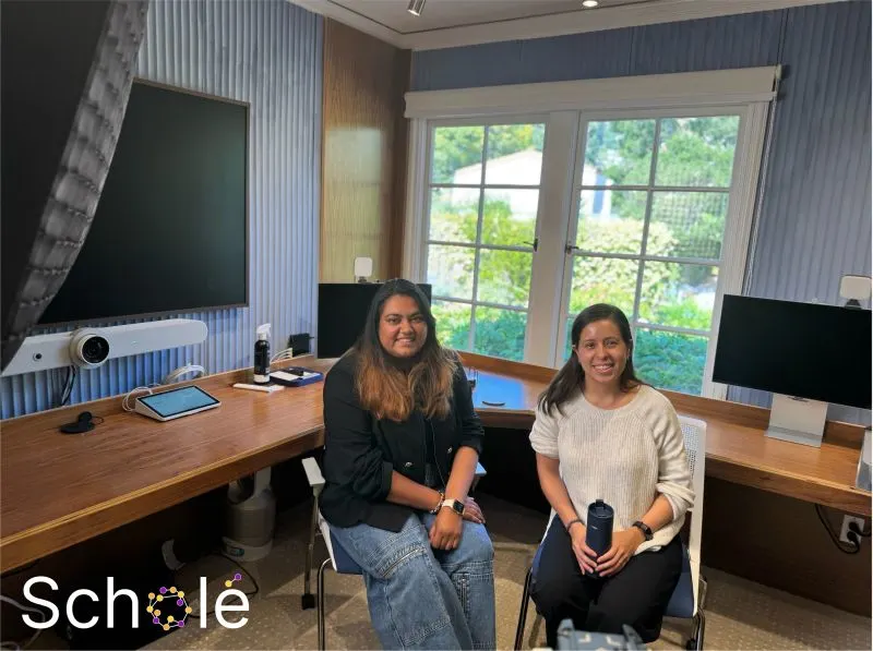 Founders of Scholé AI: Vinitra Swamy, PhD (CEO) and Paola Mejia, PhD (CTO)