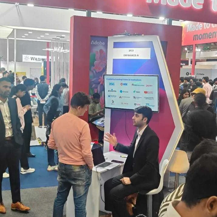 Samarth Bhasin from OnFinance AI at India AI Impact Summit 2026