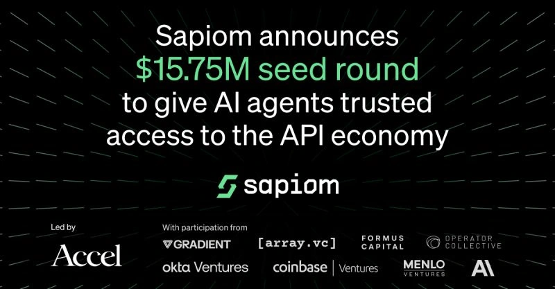 Sapiom raises $15.75M in Seed funding
