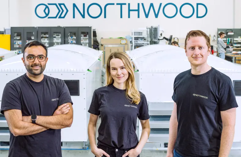 Shaurya Luthra, Bridgit Mendler and Griffin Cleverly, Founders of Northwood Space