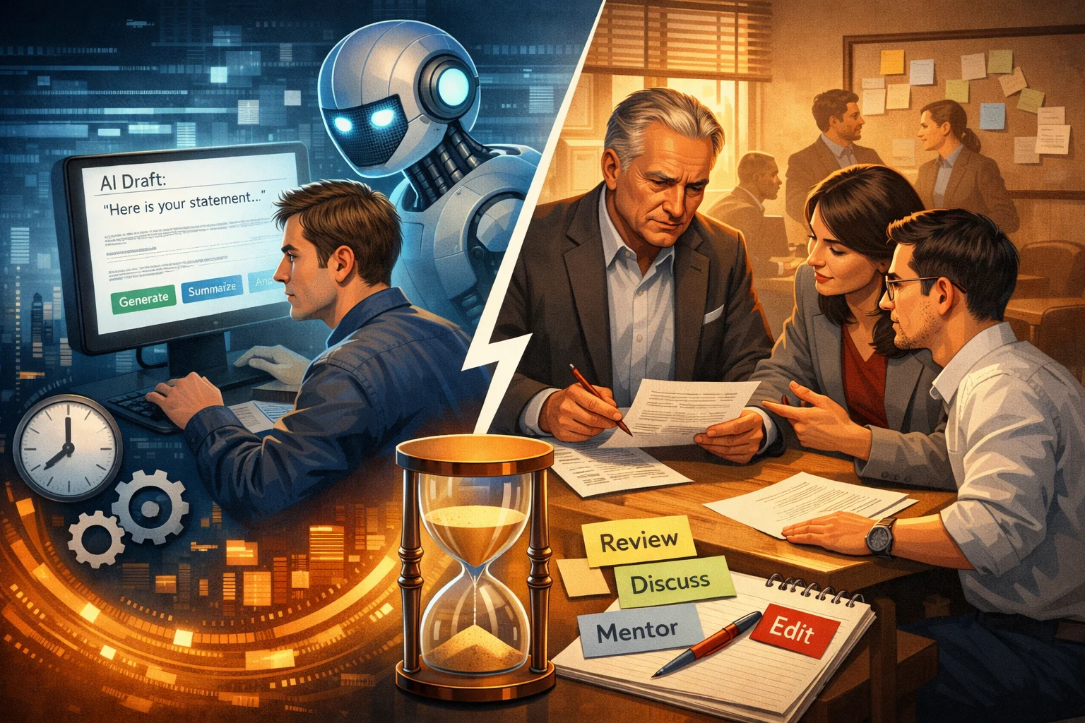 AI and mentorship in communication teams