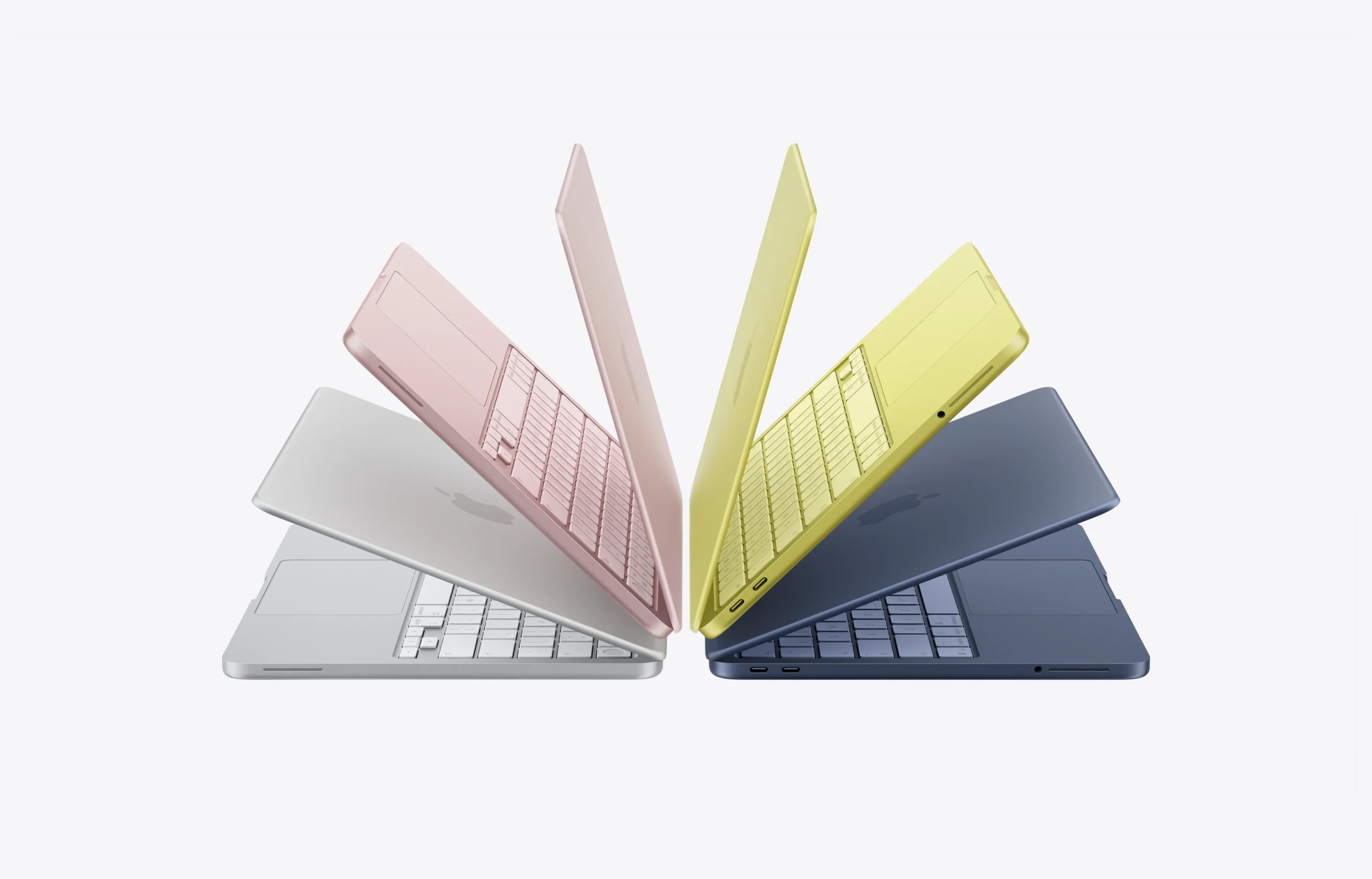 Apple macbook neo comes in colors: Silver, Blush, Citrus, and Indigo