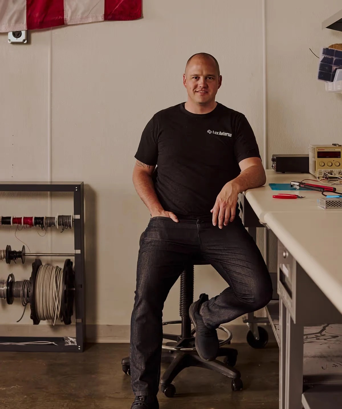 Founder of Lux Aeterna Brian Taylor