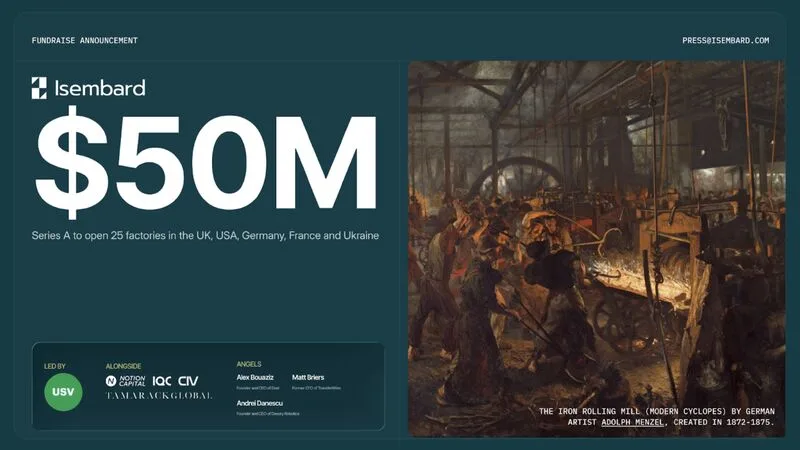 Isembard has raised $50m in Series A funding led by Union Square Ventures