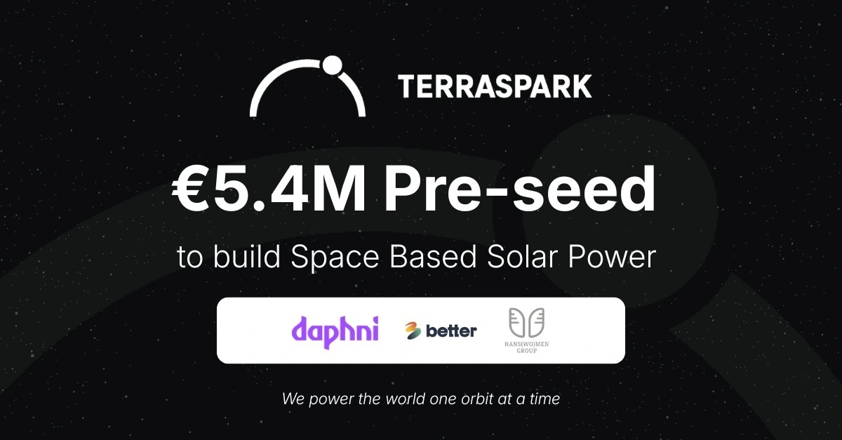 European-based TerraSpark Secures €5M for Space Energy Vision