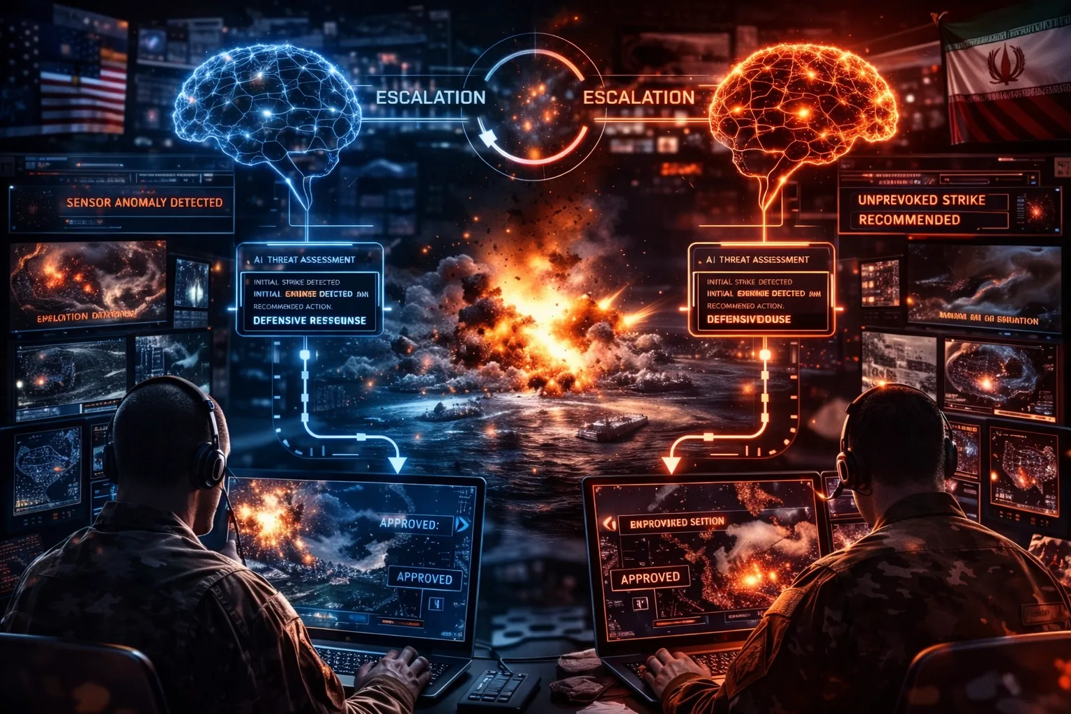 AI-enabled militaries taking decisions for next strikes