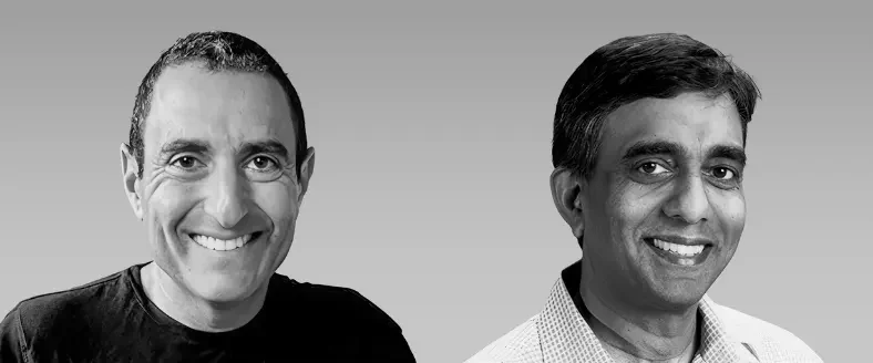 Founders of California-based Aria Networks: Mansour Karam (CEO) and Subhachandra Chandra (CTO)