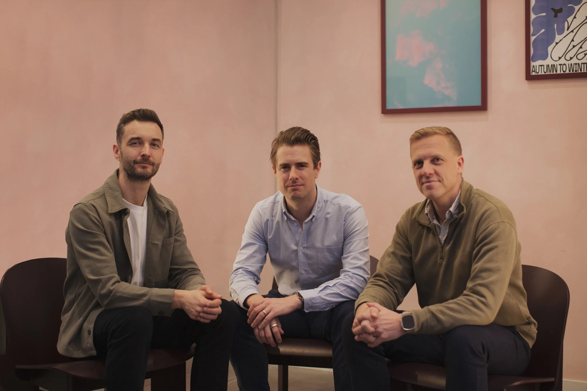 Steffen, Ben and Oli: Founders of London-based Sona (Leading AI Workforce Management Platform)
