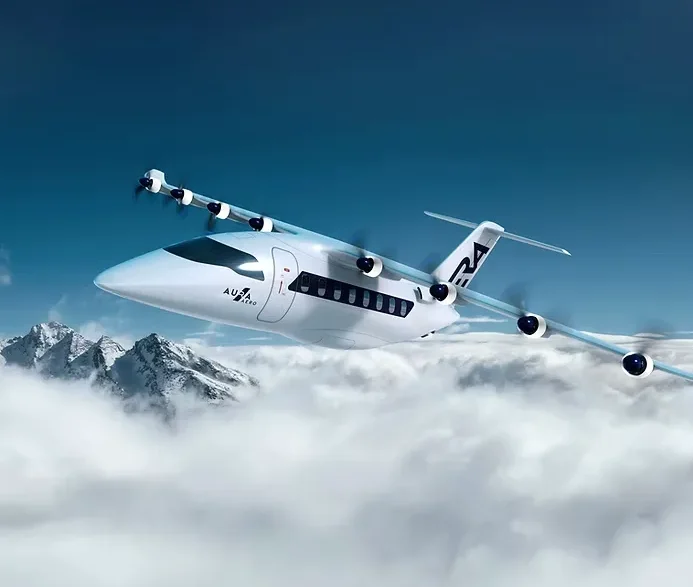 The 19-seat hybrid-electric regional aircraft by Aura Aero.