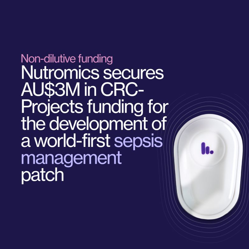 Nutromics has raised AU$3 million