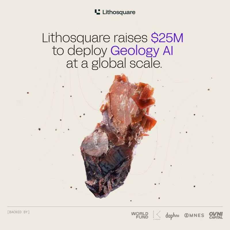 Lithosquare has secured $25M in Seed funding to deploy their Geology AI globally
