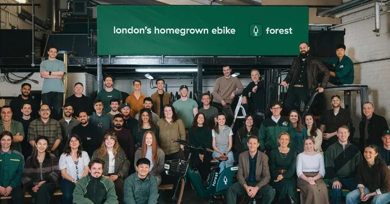 Team of London-based micromobility company Forest
