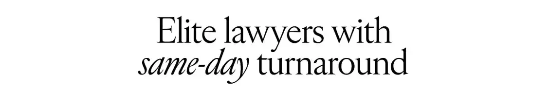 Moritz is an AI-native law firm that will handle your legal workthe same day, at a fraction of the market price.