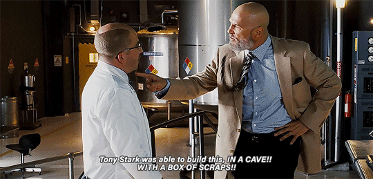 Tony Stark manage to build an Iron Man suit and an arc reactor in a cave with scraps