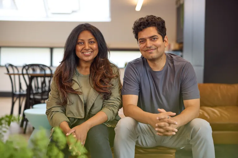 Anshika Srivastava and Shamit Shrivastava, founders of Apoha
