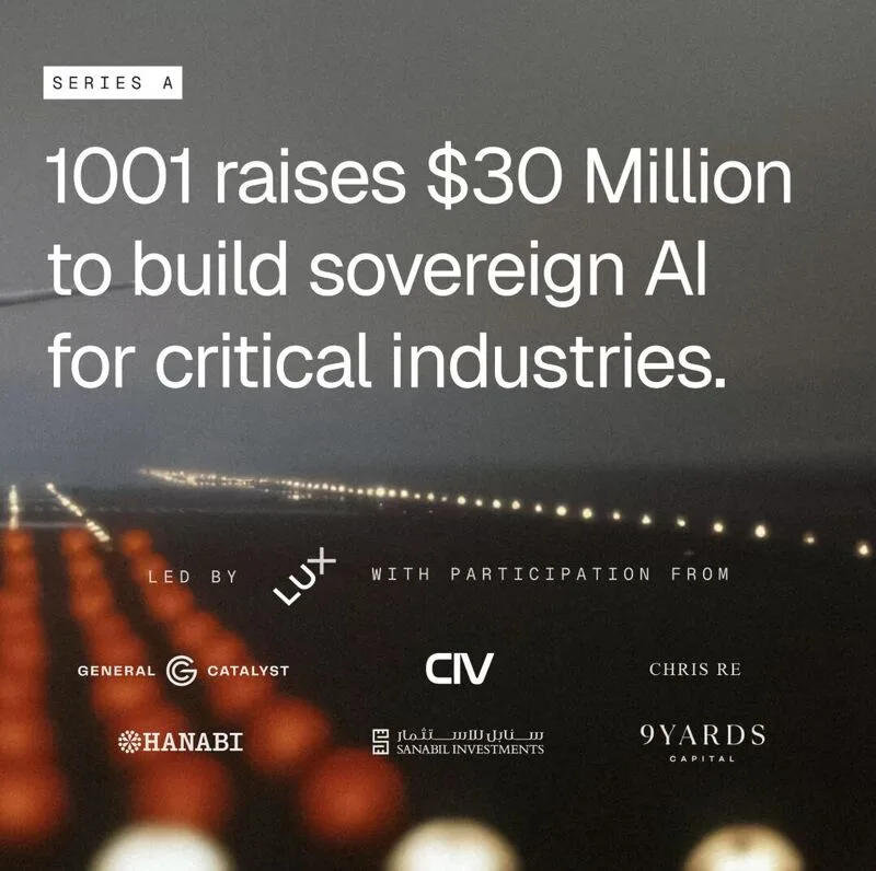 1001 AI raised $30M