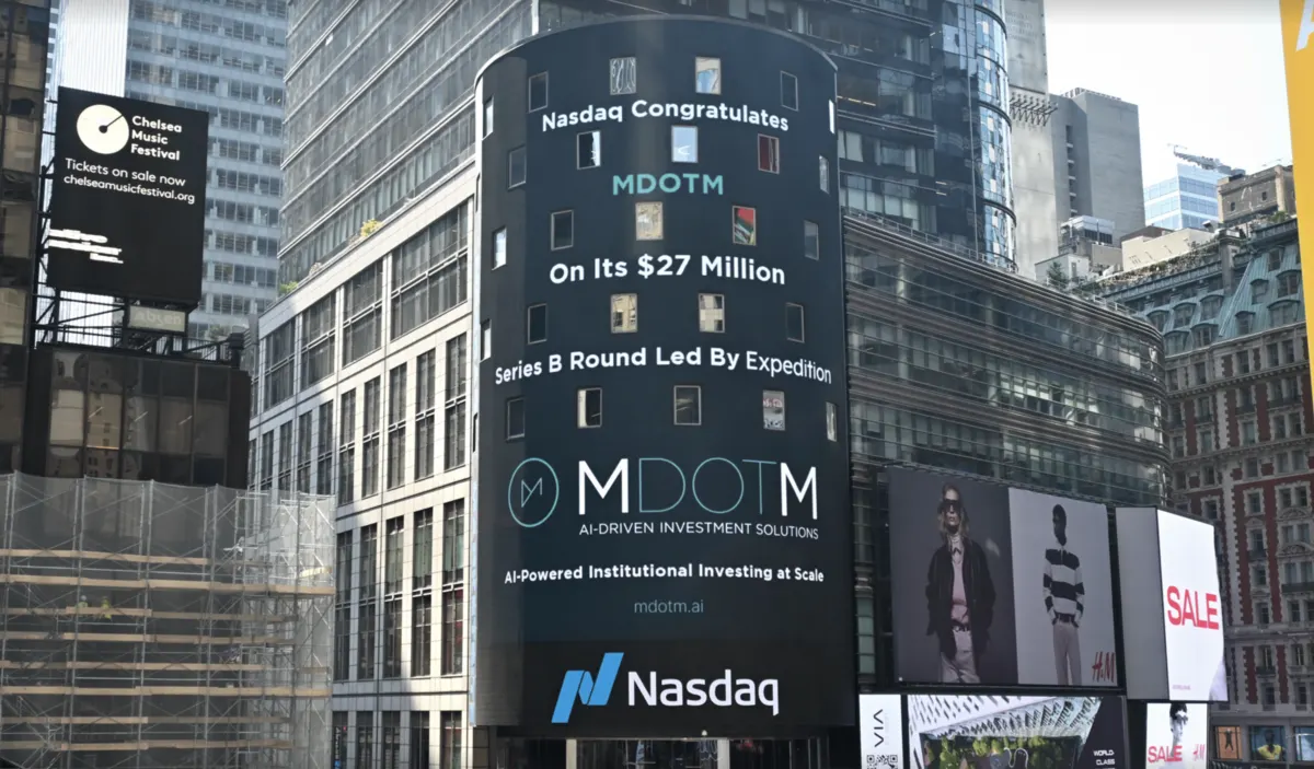 MDOTM raises $27M to scale it's AI investment platform