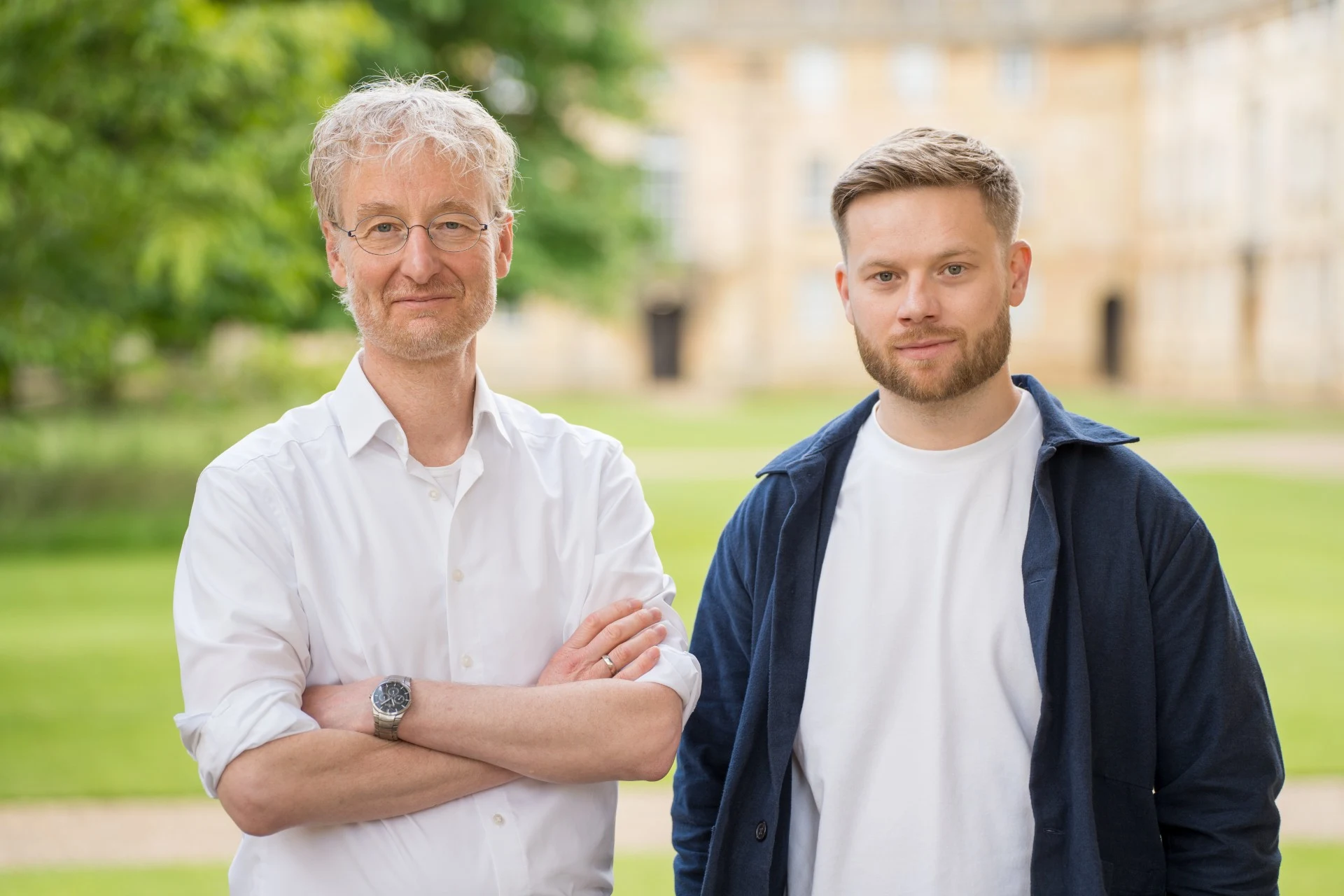 CuspAI Cofounders: Prof Max Welling and Dr. Chad Edwards