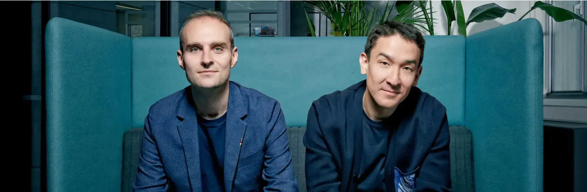Founders of Causaly: Yiannis Kiachopoulos and Artur Saudabayev